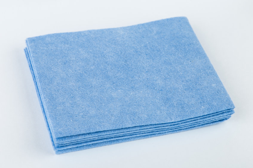 Kitchen rag for cleaning blue color
